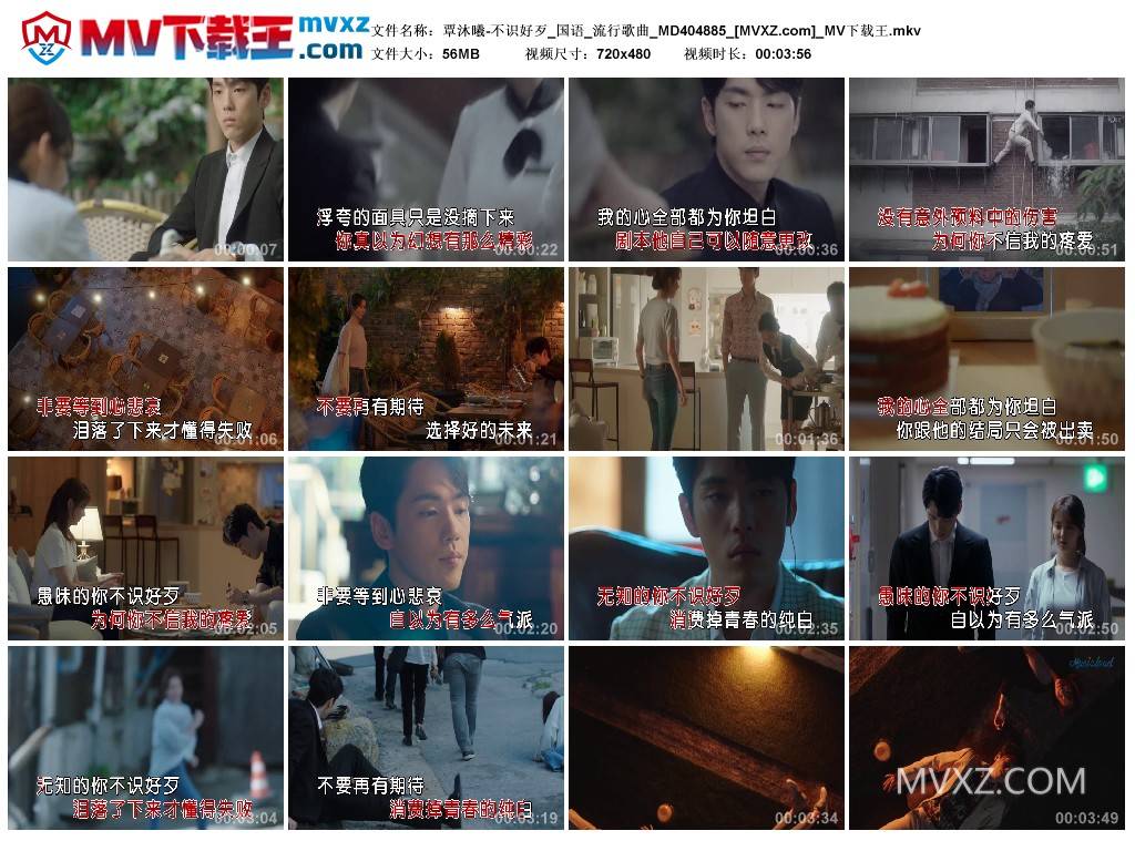 覃沐曦-不识好歹_国语_流行歌曲_MD404885